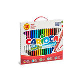 CARIOCA JUMBO BOX FELT TIP PENS, 40 PIECES